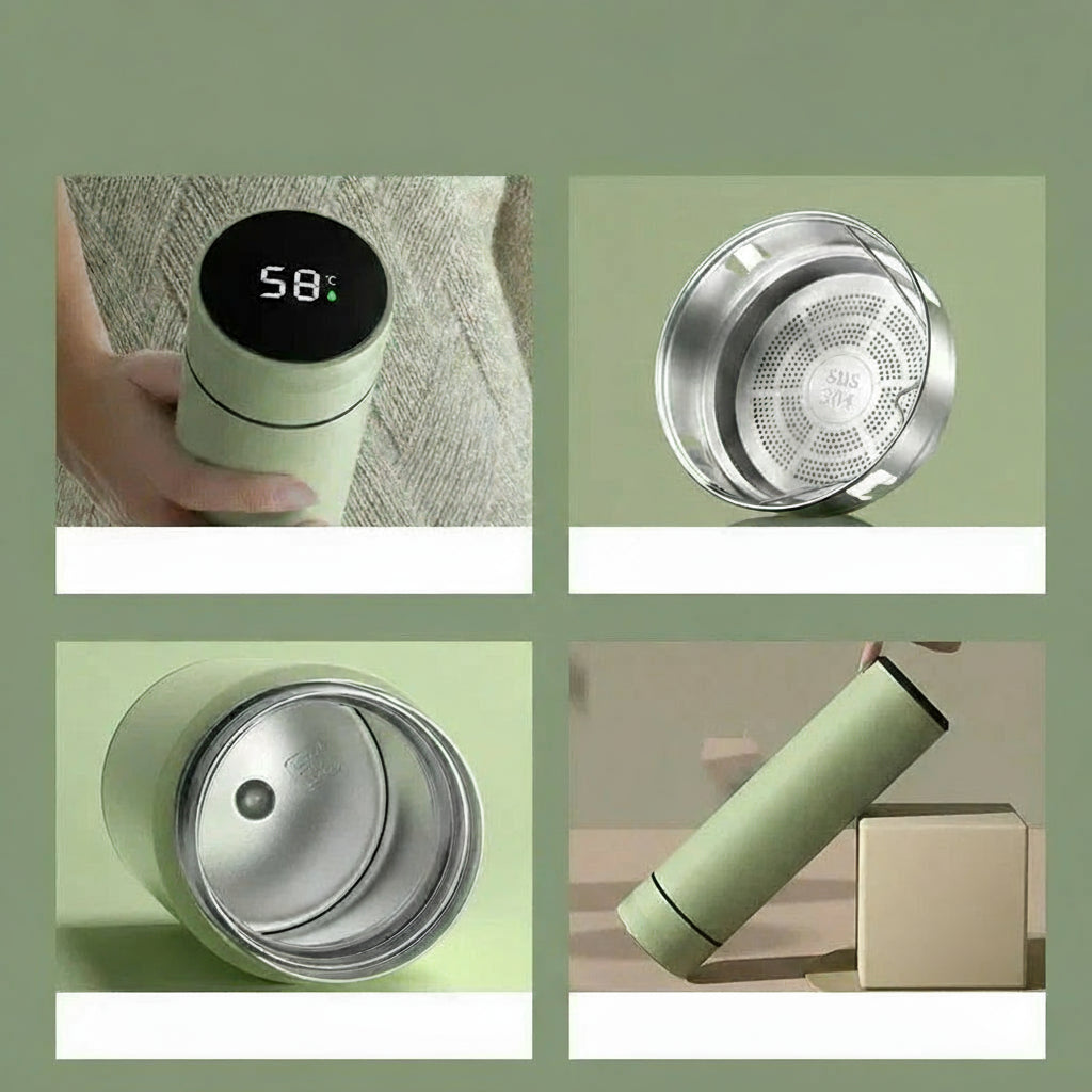 Inteligentny  Termos Z Wyświetlaczem Temperatury Napoju 480ml